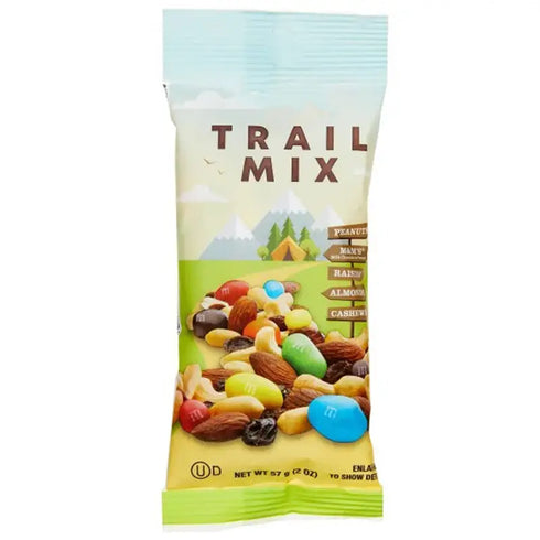 Natural Trail Mix Snack Packs – Crunchy Nuts, Sweet Dried Fruits & Chocolate Bits | Perfect for On-the-Go Snacking, Lunchboxes & Outdoor Adventures | Convenient, Fresh-Sealed Packs